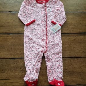 NWT 💕Carter's Valentine's/Heart Footie